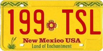 NM license plate 199TSL