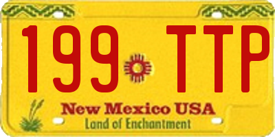 NM license plate 199TTP