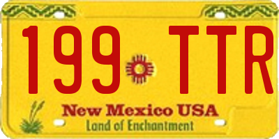 NM license plate 199TTR