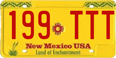 NM license plate 199TTT
