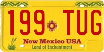 NM license plate 199TUG