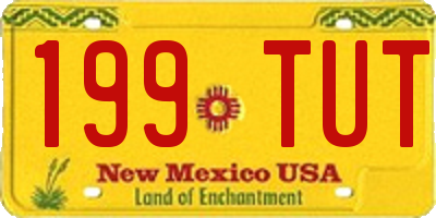 NM license plate 199TUT