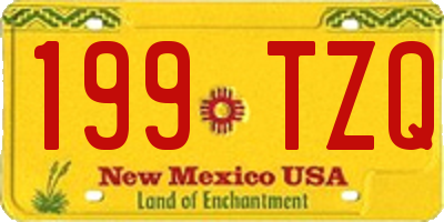 NM license plate 199TZQ