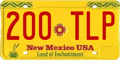NM license plate 200TLP