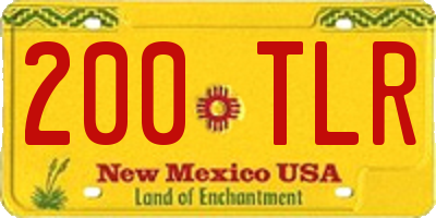NM license plate 200TLR