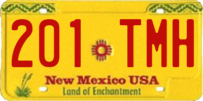 NM license plate 201TMH