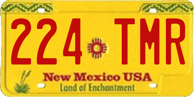 NM license plate 224TMR