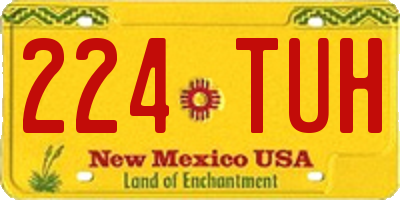 NM license plate 224TUH