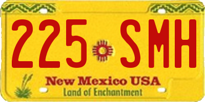 NM license plate 225SMH
