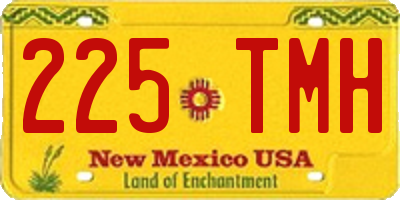 NM license plate 225TMH