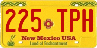 NM license plate 225TPH