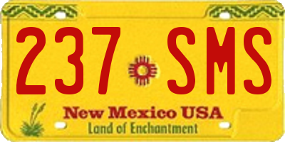 NM license plate 237SMS