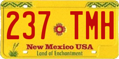 NM license plate 237TMH