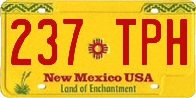 NM license plate 237TPH