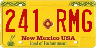 NM license plate 241RMG