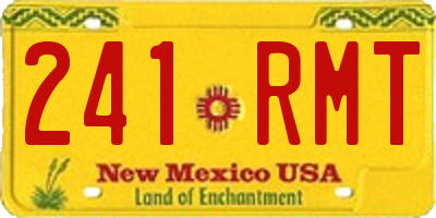 NM license plate 241RMT