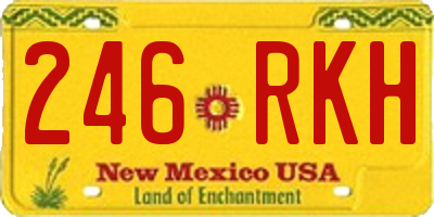 NM license plate 246RKH
