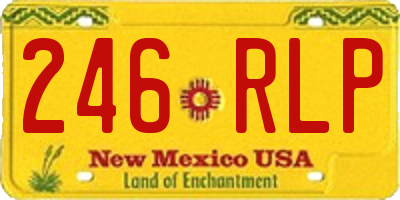 NM license plate 246RLP