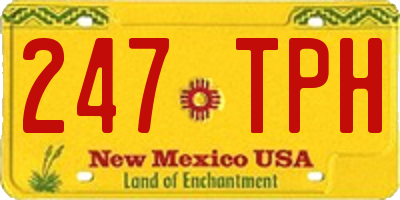 NM license plate 247TPH