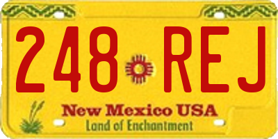 NM license plate 248REJ