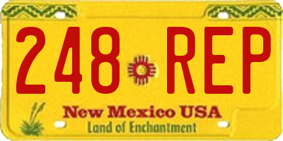 NM license plate 248REP