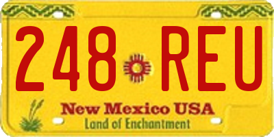 NM license plate 248REU
