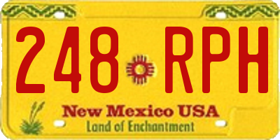 NM license plate 248RPH