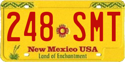 NM license plate 248SMT