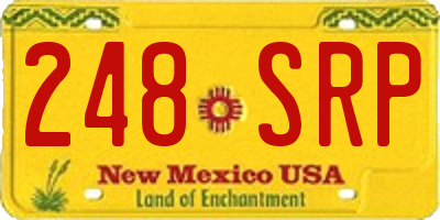 NM license plate 248SRP