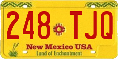 NM license plate 248TJQ
