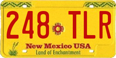 NM license plate 248TLR