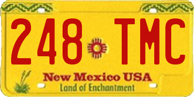 NM license plate 248TMC