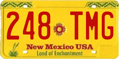 NM license plate 248TMG