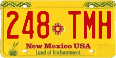 NM license plate 248TMH