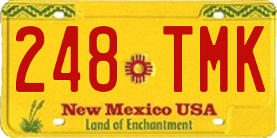 NM license plate 248TMK