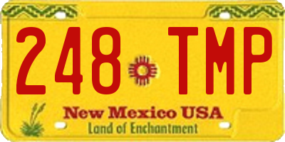 NM license plate 248TMP