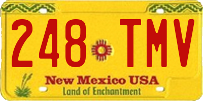 NM license plate 248TMV