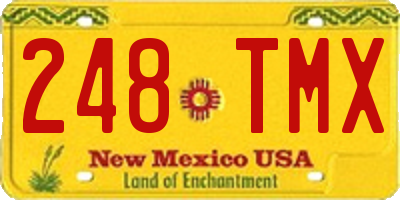 NM license plate 248TMX