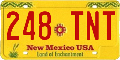 NM license plate 248TNT