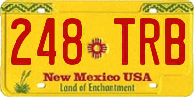NM license plate 248TRB