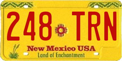 NM license plate 248TRN