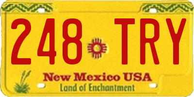 NM license plate 248TRY
