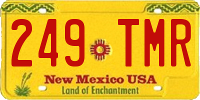 NM license plate 249TMR