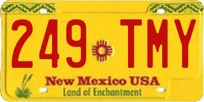 NM license plate 249TMY