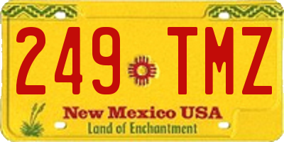 NM license plate 249TMZ