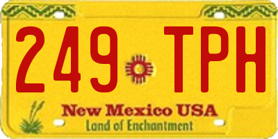 NM license plate 249TPH