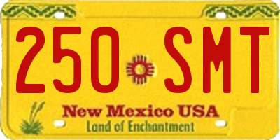 NM license plate 250SMT