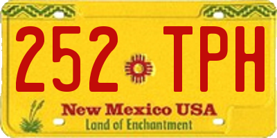 NM license plate 252TPH