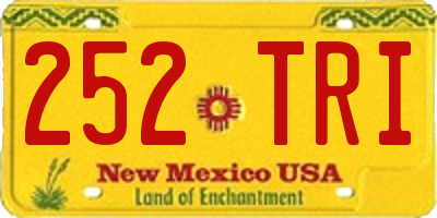 NM license plate 252TRI