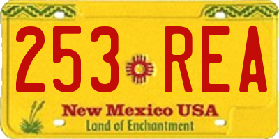 NM license plate 253REA